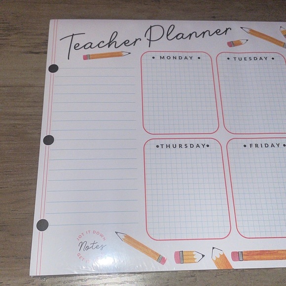 Teacher Planner Notepad - Picture 2 of 6